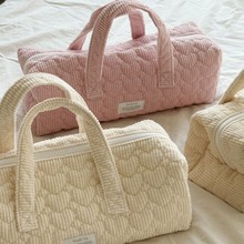 新款绗缝爱心夹棉马卡龙色系高颜值手拎包少女无挂件大容量手提包