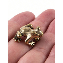 W 10409 Retro brass frog decor �͹��S�~˯���ܔ[���羳��