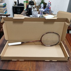 羽毛球拍飛機盒五層eb坑厚度4毫米倆面牛卡包裝盒紙箱廠家直銷