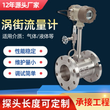 涡轮流量计带数显蒸汽电磁涡街流量计水气体液体控制器水流传感器