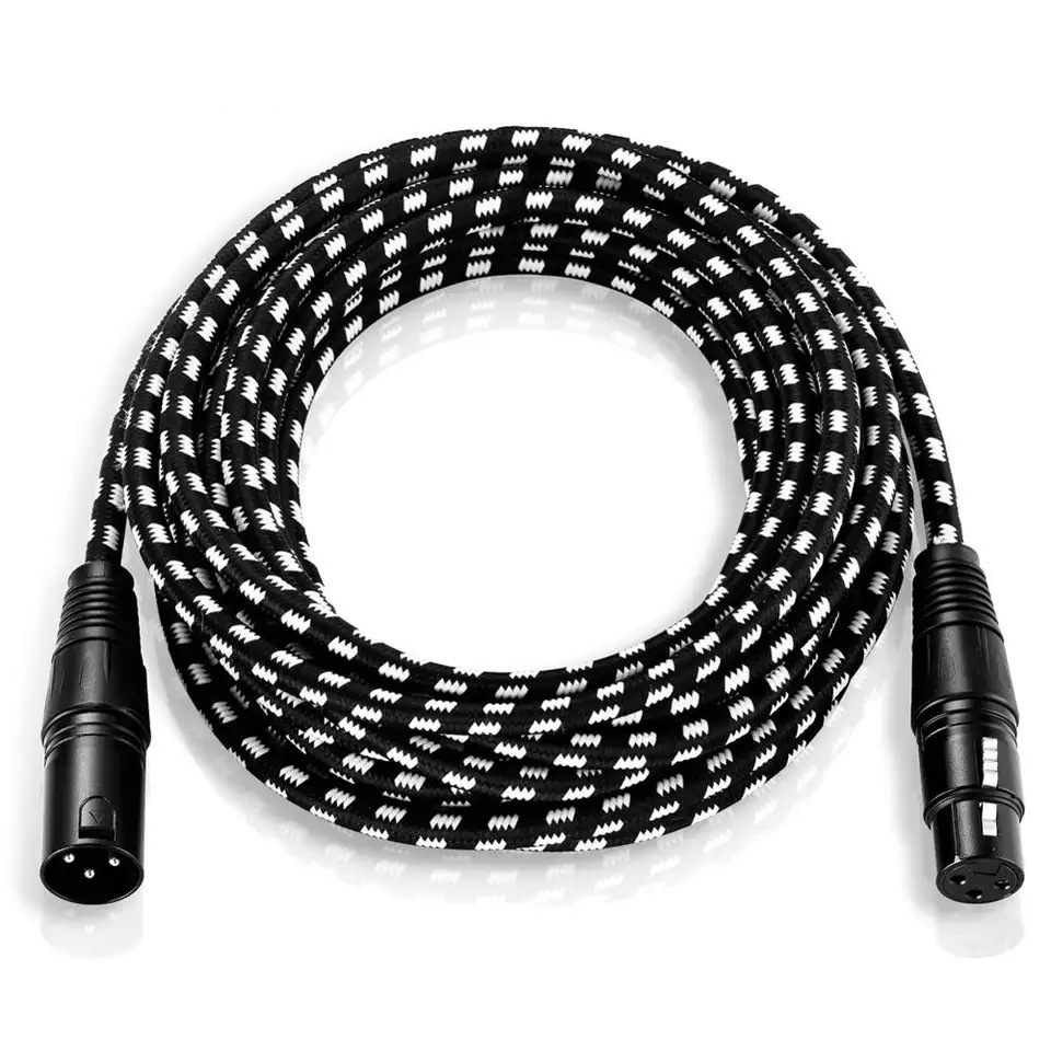 XLR卡农线公对母双卡侬话筒音频线麦克风 平衡线DMX512舞台灯光线