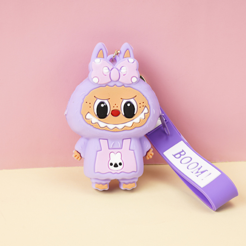 メーカーが生産するネズミ駆除パイオニアラブブキーホルダーペンダントシリコンバッグかわいい子供用小銭入れ|undefined