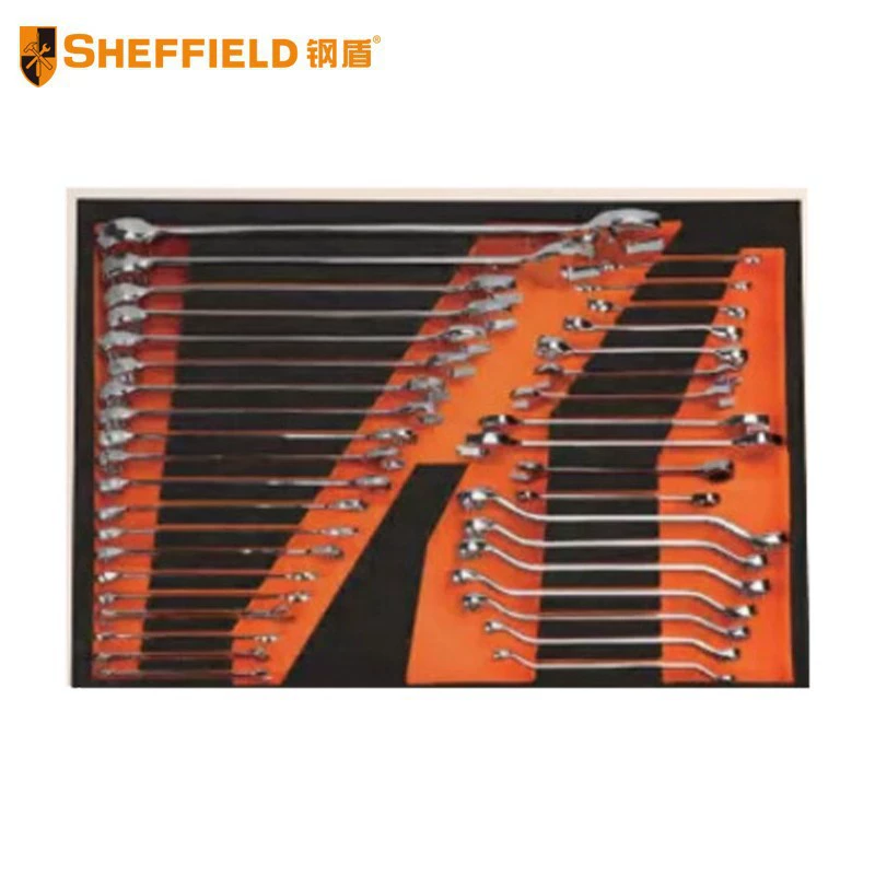 Набор ключей Steel Shield S025045, 33 предмета, держатель для инструментов, ключ «сливовый цветок», многофункциональный, двойного назначения