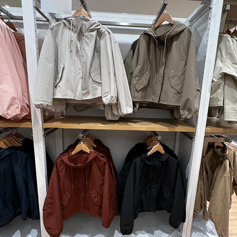 Women's Casual Hooded Short Jacket/Fashionable and Easiest for Match Autumn and Winter Jacket Outdoor Waterproof Jacket 479229