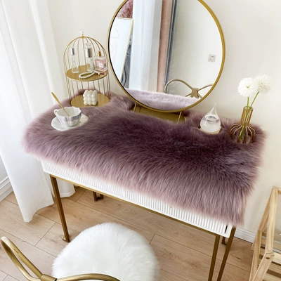 Cushion, Dresser, Plush Cushion, Bedside: Car Carpet - grape-purple-4040cm-square