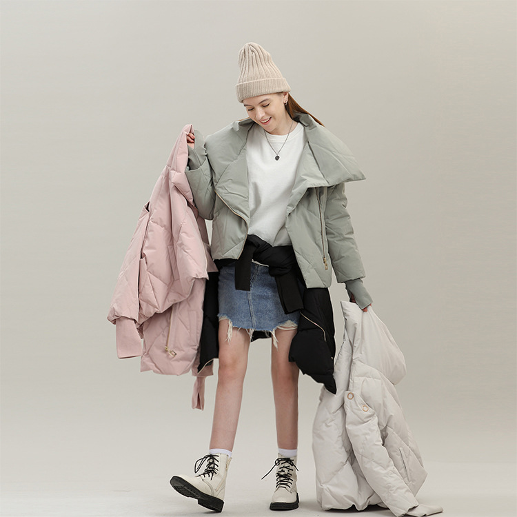 Chaqueta Parka con Capucha para Mujer de Poliéster