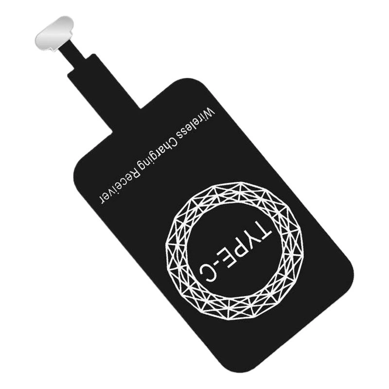 Заводские прямые поставки беспроводной зарядный приемник Android Type-C приемник индукционная катушка беспроводной зарядный патч