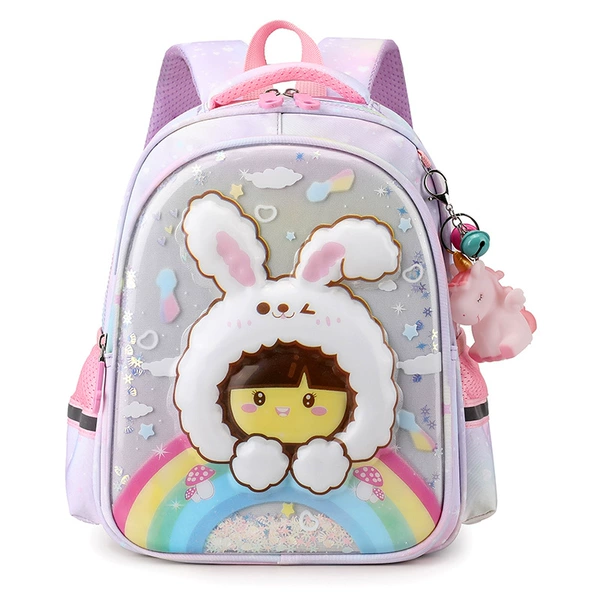 Purple playful rabbit