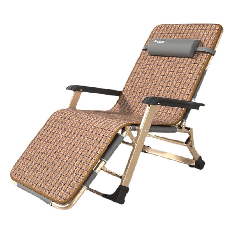 Silla plegable reclinable silla de descanso para el almuerzo siesta cama plegable ocio respaldo sofá perezoso hogar balcón silla portátil