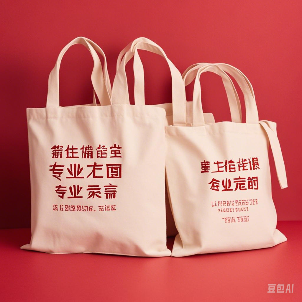 创意手提袋加厚帆布包单肩棉布袋环保托特包大容量购物广告企业袋