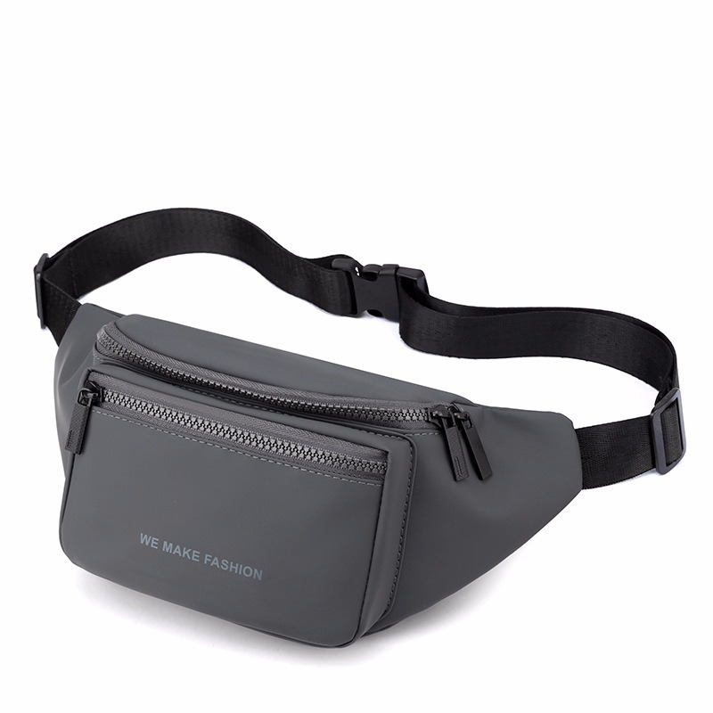 Bolso diagonal deportivo de riñonera portátil Bolso de pecho impermeable de tela Oxford Bolso bandolera de alta calidad para hombre con teléfono móvil de gran capacidad