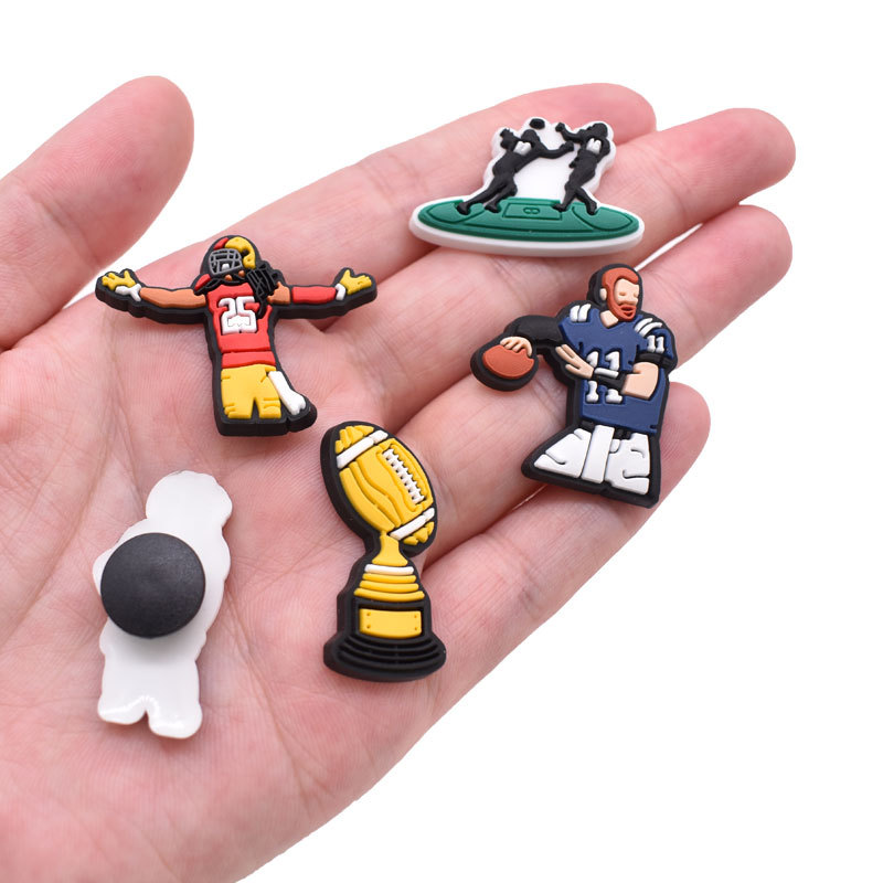 1 Piece Quantity Cartoon Shoe Accessories Pvc Slippers Summer Spring Shoe Buckle
