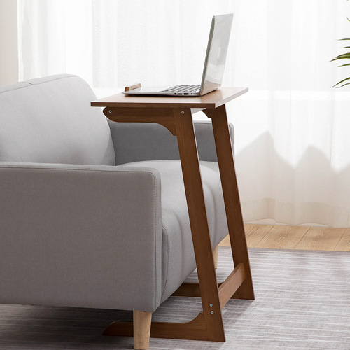 Folding small coffee side table, simple and light luxury table, outdoor round solid wood home portable dining table and TV cabinet combination