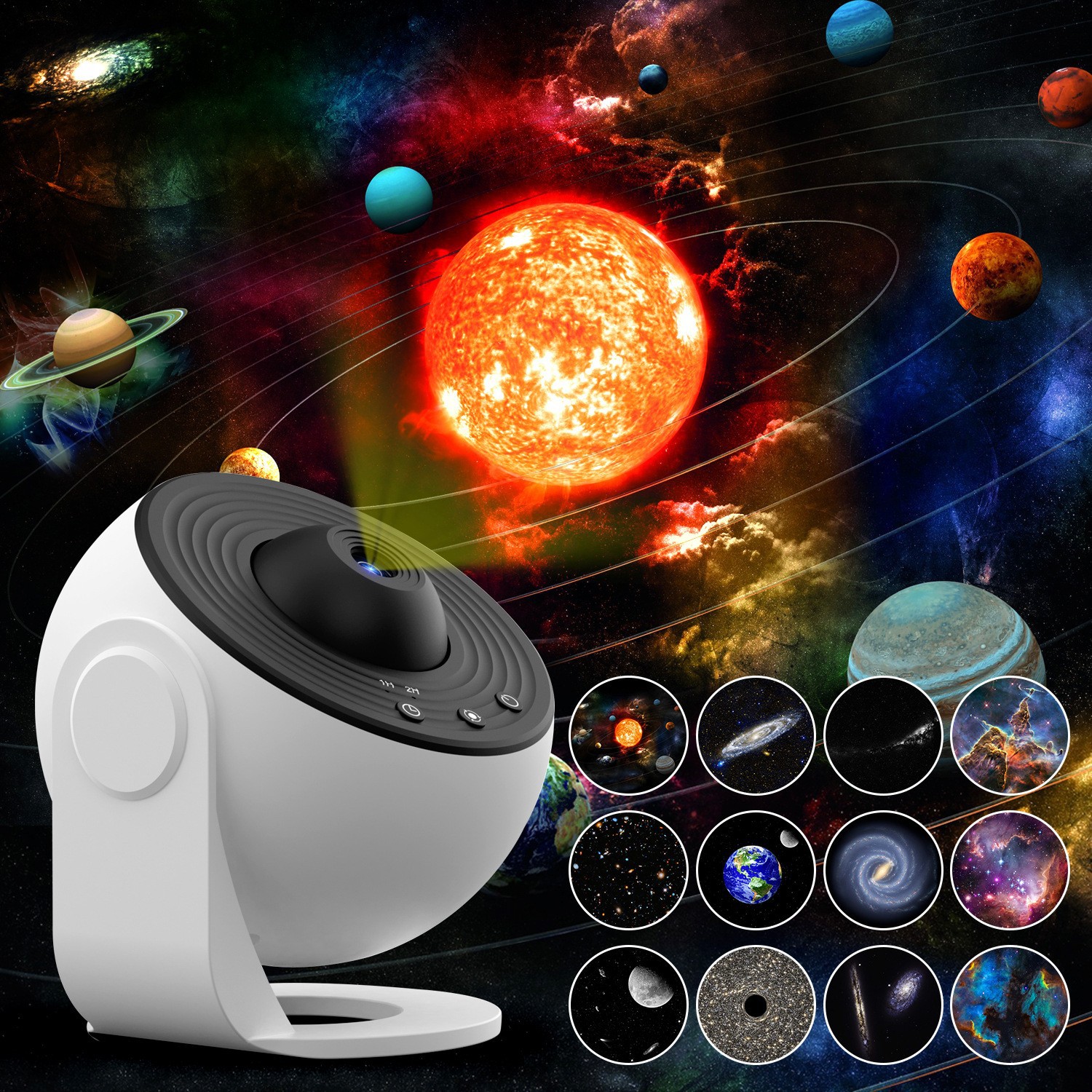 跨境地球仪银河投影灯星空灯卧室氛围灯USB小夜灯台灯星空投影灯