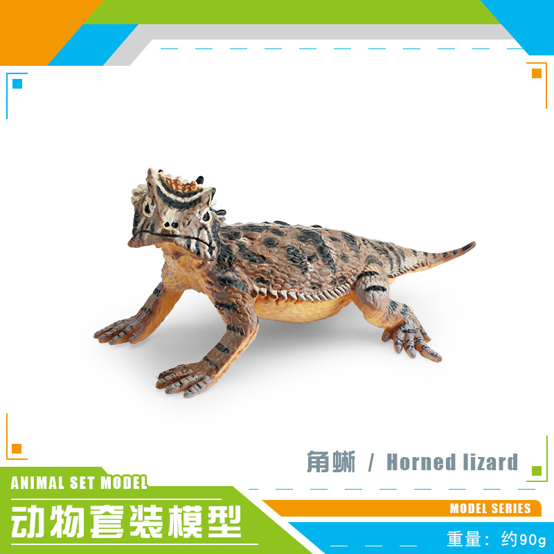 Cross-border simulación bosque animal modelo infantil cognitivo blanco Phoenix verde iguana escorpión Python cuerno lagarto escritorio Decoración
