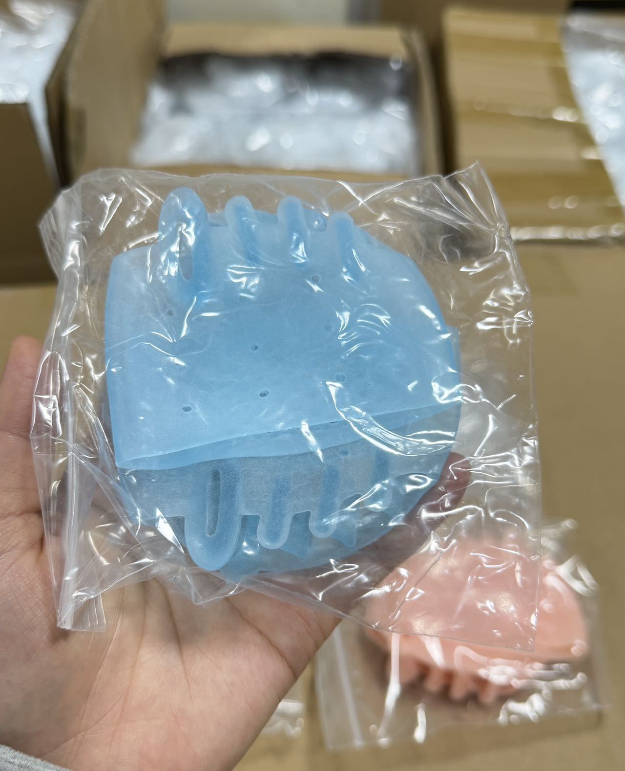 파란색