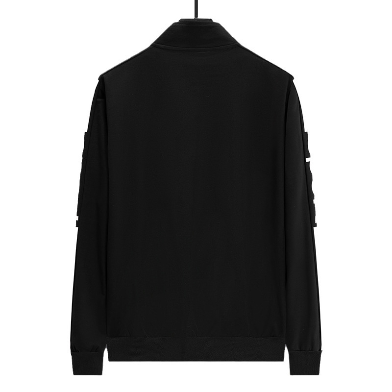 Transfronterizo Otoño e Invierno casual deportes cardigan traje ropa de hombre con letra guapo impreso manga larga conjunto de dos piezas al por mayor