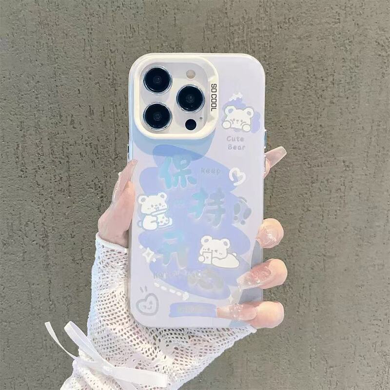 幸運と幸せを願う、Apple 17 Pro Max用スマホケース、個性的で元気なデザイン、iPhone 16/15/14対応、文字入り13|undefined