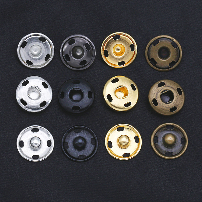 Wholesale Round Children's Underwear Concealed Buttons Invisible Hand-Sewn Metal Snap Buttons Clothes Snap Buttons Flip Buttons Wholesale Round Children's Underwear Concealed Buttons Invisible Hand-Sewn Metal Snap Buttons Clothes Snap Buttons Flip Buttons