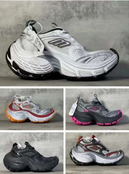 Paris 12Th Generation Thick-Soled Height-Increasing Dad Shoes for Men and Women, Tire-Style Casual Trendy Monogram Fashion Sports Running Shoes