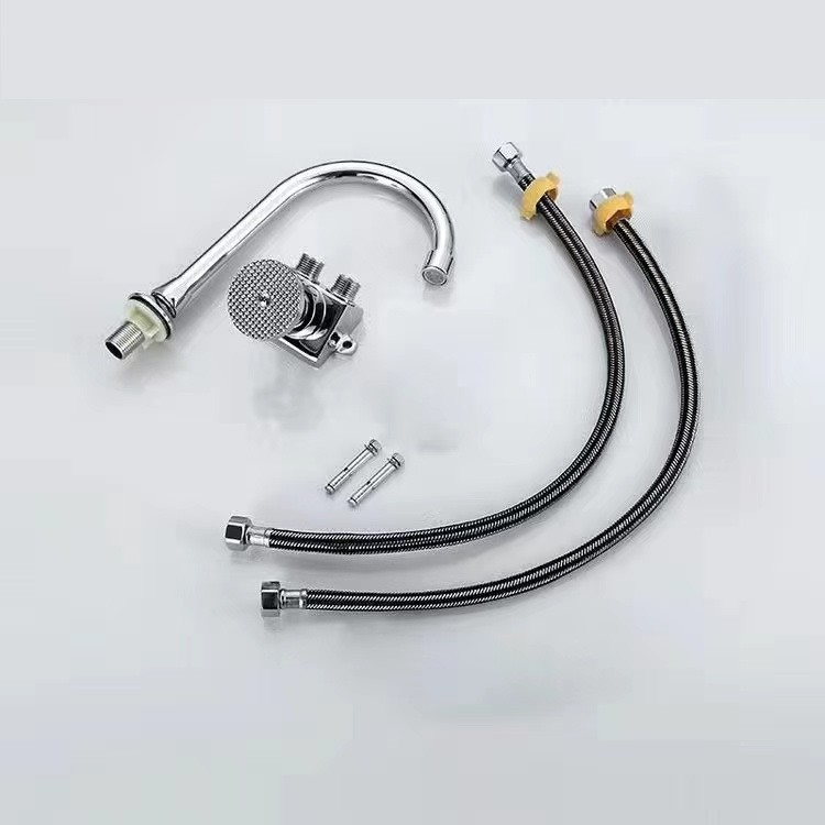 Válvula de pie fuera del grifo 60 tubería de agua de entrada larga 2