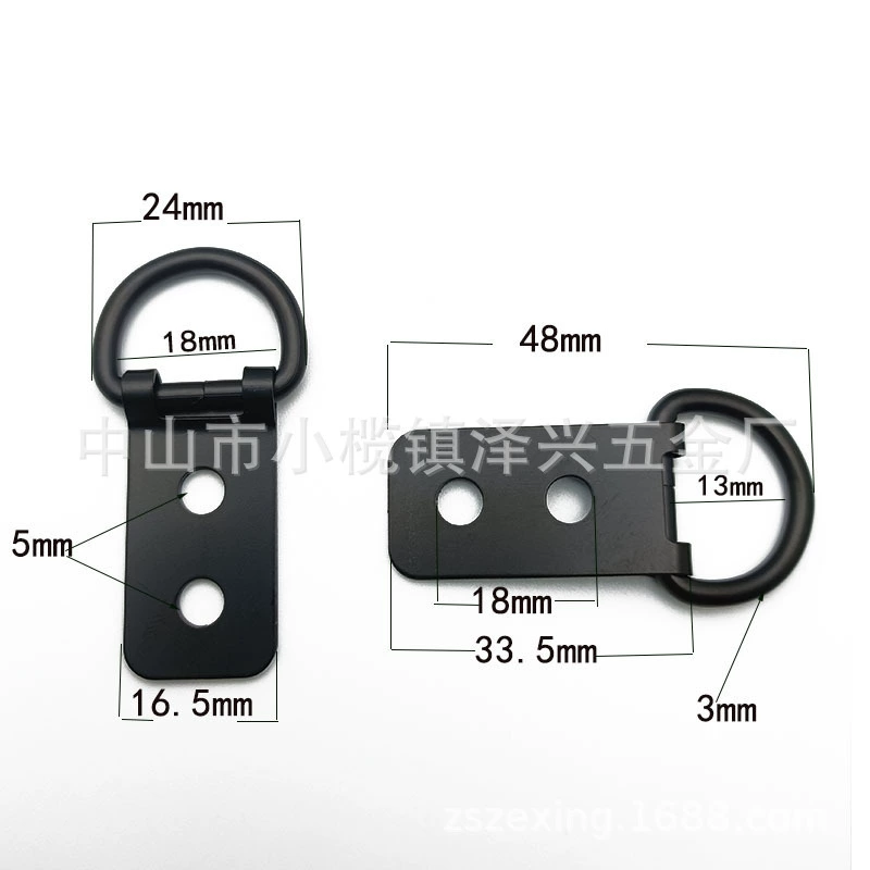 Толстый Шелковый треугольный крючок с двойным отверстием большое подвесное кольцо полукольцо подвесная Пряжка фоторамка Темный крючок мебельное соединительное оборудование тяговое кольцо Пряжка