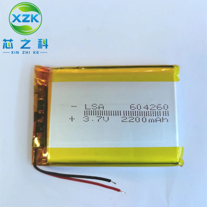 工厂直供604260聚合物锂电池2000MAH 3.7V 蓝牙音箱雾化器定位器
