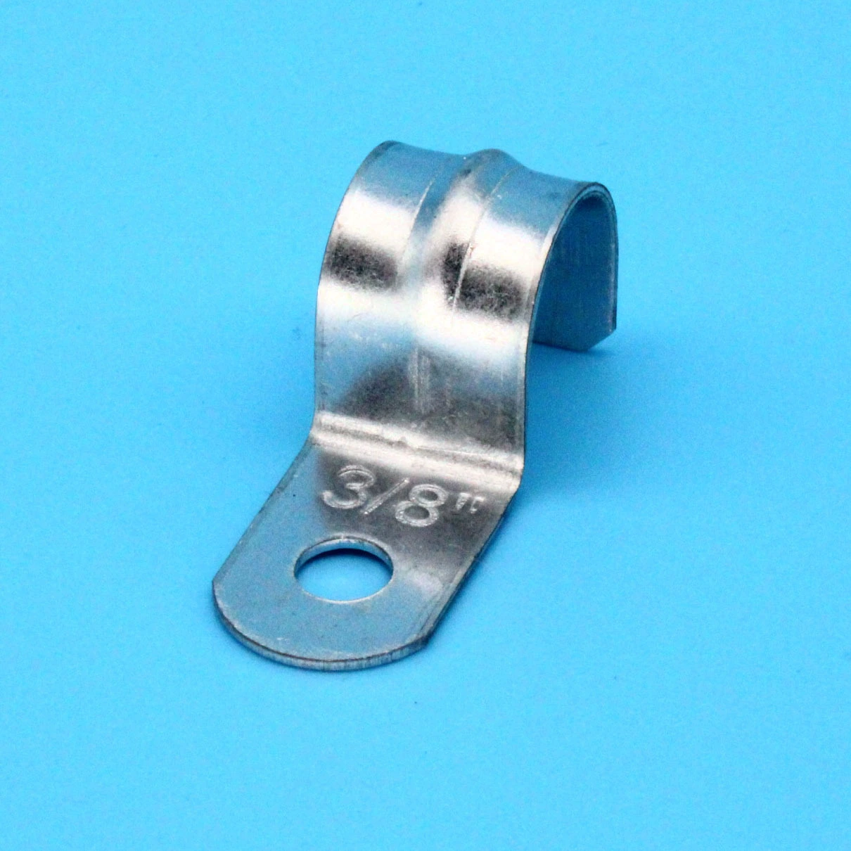 Половина-размер металла трубы зажим Гальванизированный седло карты одной стороны пряжки п-типа трубы пряжки утолщенные одно-отверстие седло карты