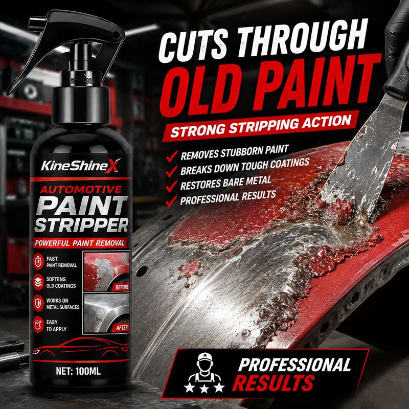 Kineshinex Car Paint Remover Metal Paint Surface Old Coating Removal Cleaning Agent Quickly Softens Residual Paint Graffiti