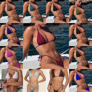 Sea Sound Swimsuit Foreign Trade New Sexual Betana Amazon Split Swims of Swims of Women's 2022bikini