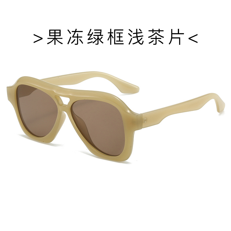 2024 ventas directas de la fábrica nueva moda todo partido modificado cara gafas de sol moda al aire libre gafas de sol ins gafas de sol