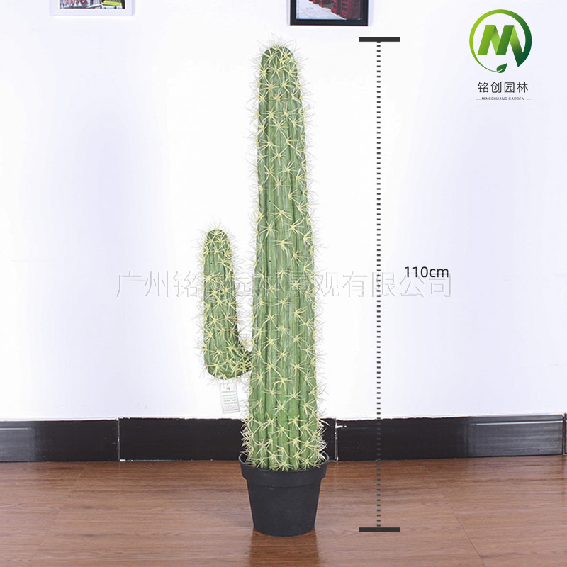 Decoración de paisajismo de plantas falsas en el desierto tropical image 11