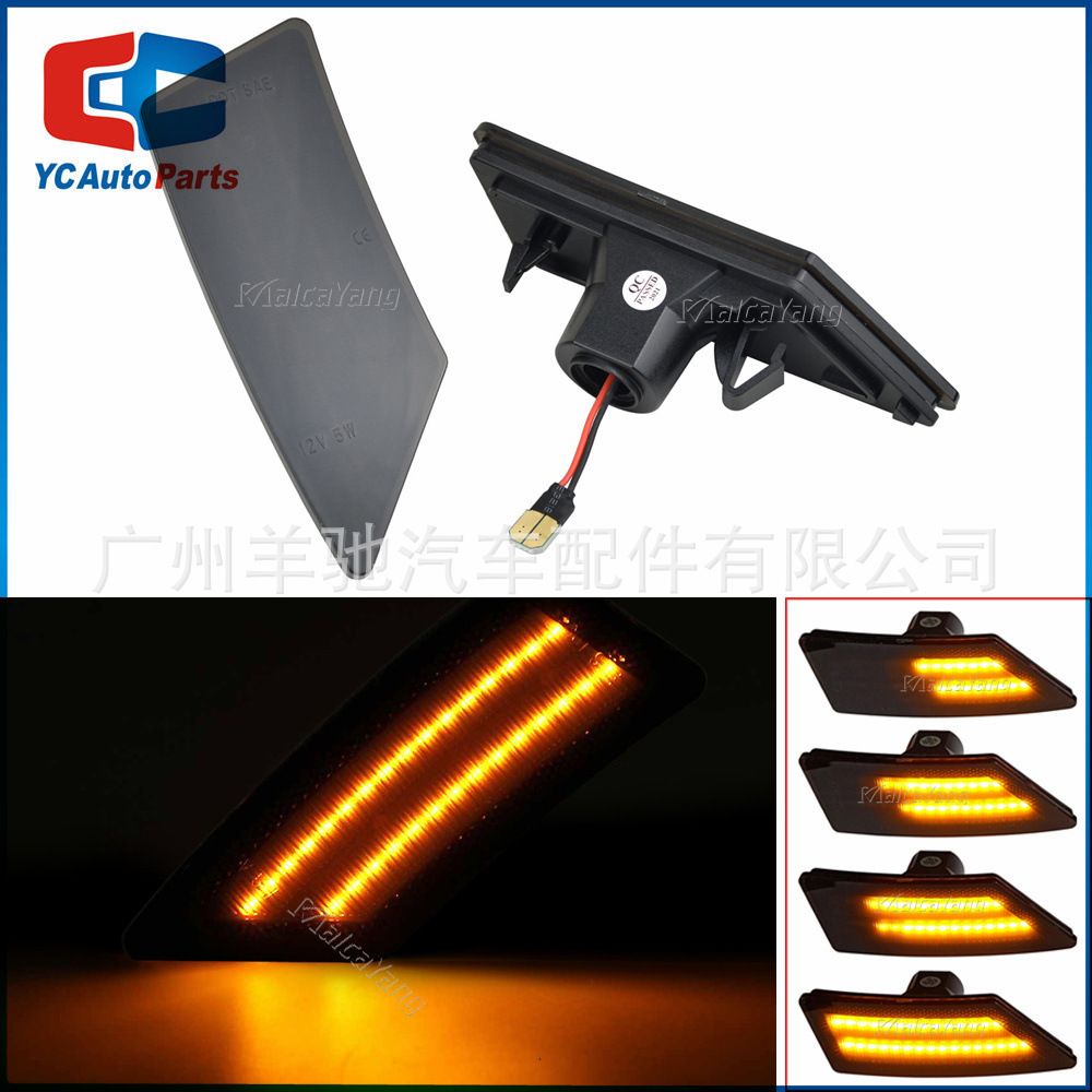 Adecuado para 2019-2020 Ford Ranger XL XLT Lariat modificado Fender luz LED luz lateral