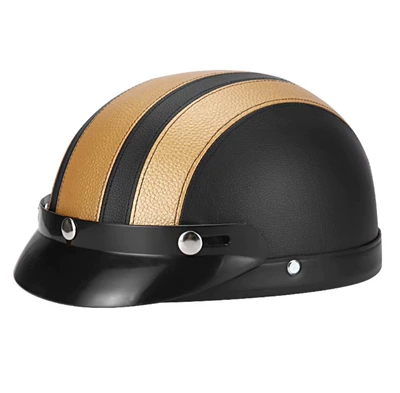 Motosiklet kaskı (dəbilqə), Neck Gaiter Goggles Retro All-Season - gold-no-goggles-all-yards