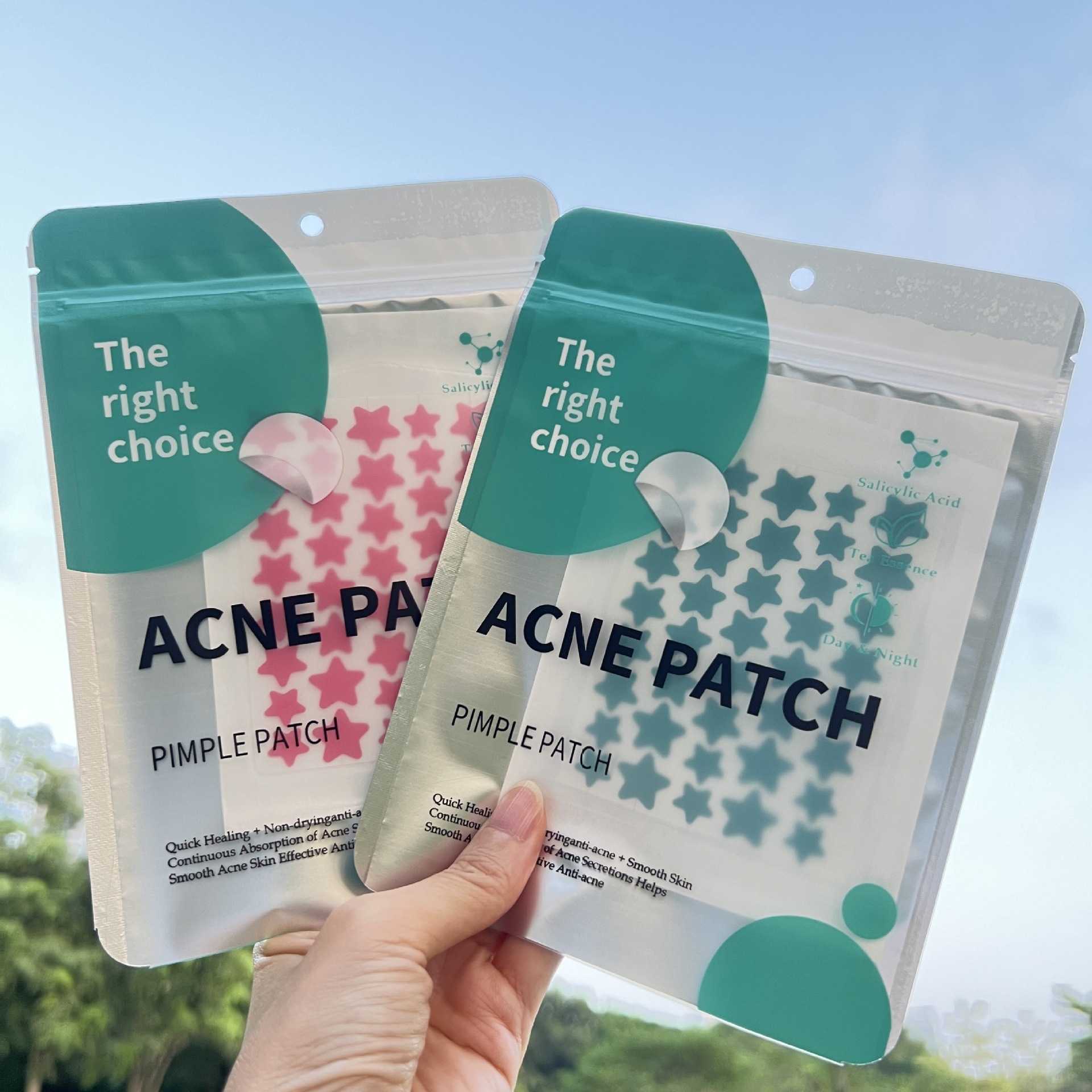 40 star acne stickers makeup concealer stickers water colloid acne stickers pus acne stickers portable packaging hot sale