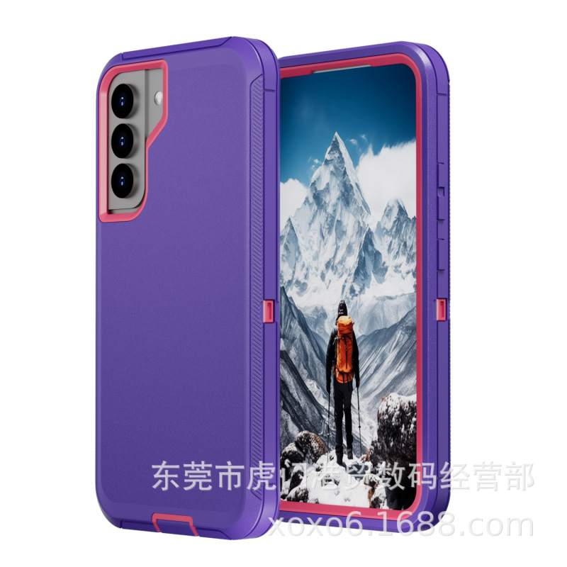 Samsung SAMSUNG S22/PLUS 3 耐性ロボット携帯電話ケース、落下防止および防塵保護カバーに適しています。|undefined