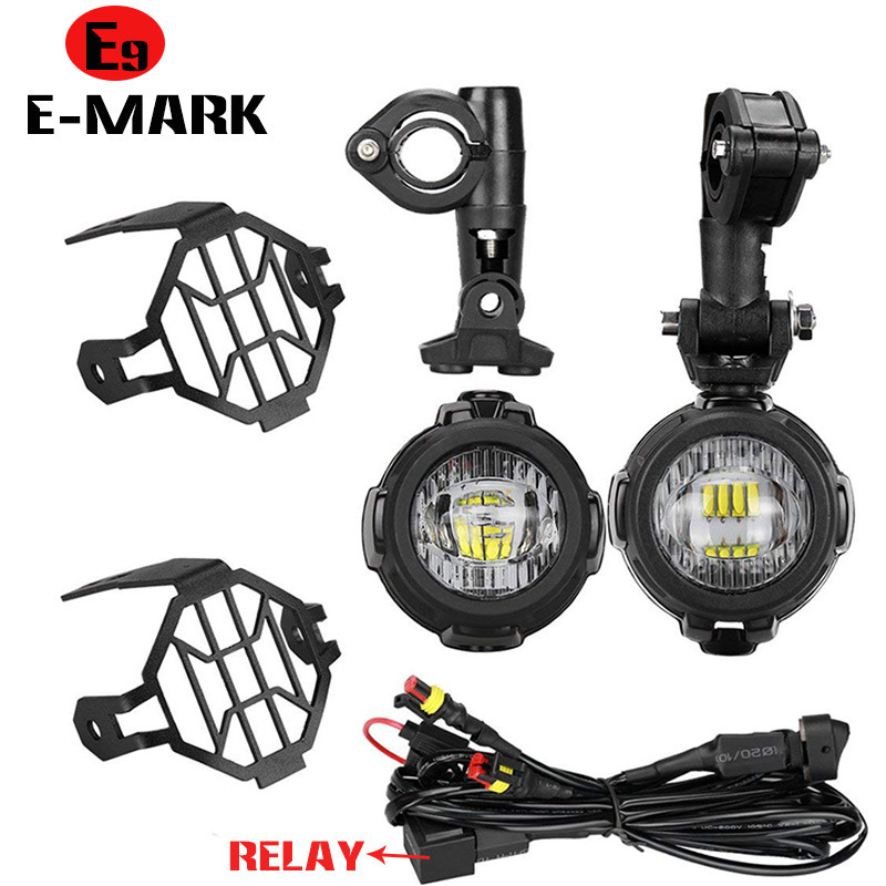 Suitable for BMW water bird motorcycle spotlight R1200GS F850GS LED motorcycle fog lamp headlight Suitable for BMW water bird motorcycle spotlight R1200GS F850GS LED motorcycle fog lamp headlight