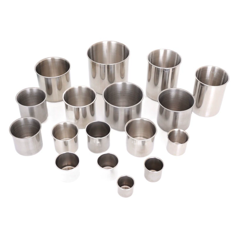 Маленькая чашка для рта из нержавеющей стали Механическая подходящая чашка для рта Без ручки Птицы 3 см Мини-чашка 7 см Маленькая чашка для рта Однослойная чашка