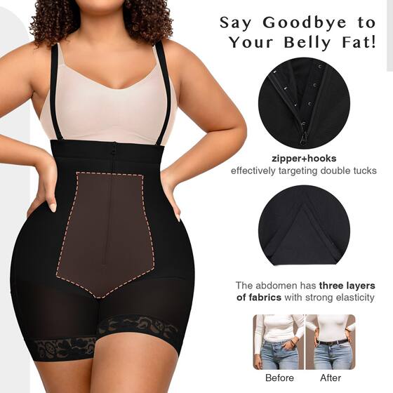 Cross-border Hip-lifting One-piece Shaping Clothes Hip-lifting Waist Shaping Body-fitting Clothes Sling Body-manager Corset Women