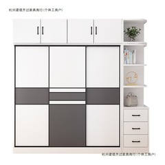 特价美衣柜卧室推拉门大衣橱家用储物收纳柜出租屋组装简易大衣柜