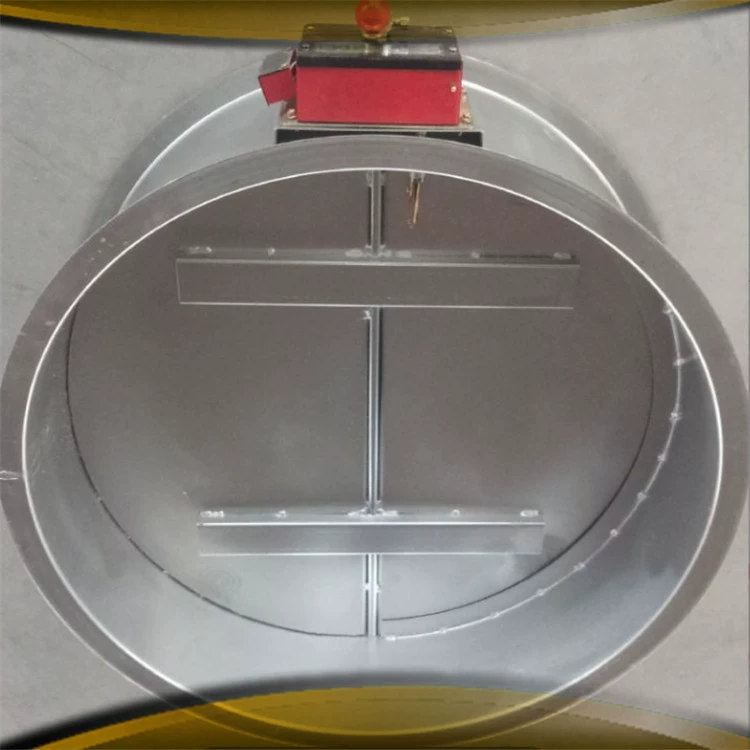 Круглый противопожарный демпфер электрический сигнал автоматический 70 градусов 280 градусов дымоотвода Предотвращение дыма противопожарный круглый клапан специально для других отраслей промышленности