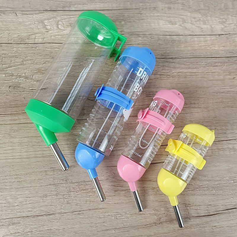 仓鼠用品滚珠水壶兔子饮水器防漏喂水器喝水器机小号金丝熊喝水壶|undefined