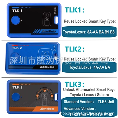EONEBOSS TLK1 TLK2 TLK3 Remote Generation Tool for Toyota Remote Control Generation
