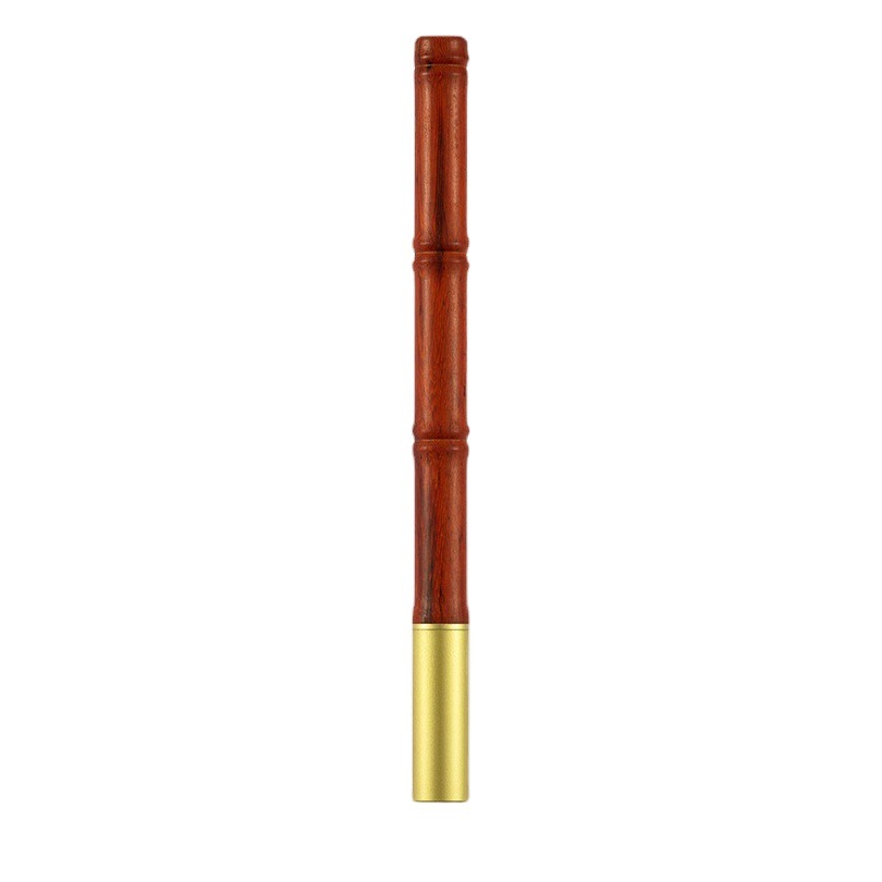 Factory wholesale brass sandalwood ball pen mahogany bamboo pen vintage solid wood signature pen business gifts