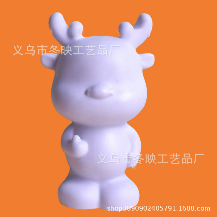 En línea de la celebridad los niños fluido conejo blanco embrión DIY hecho a mano graffiti vinilo violento conejo alcancía puesto juguete al por mayor