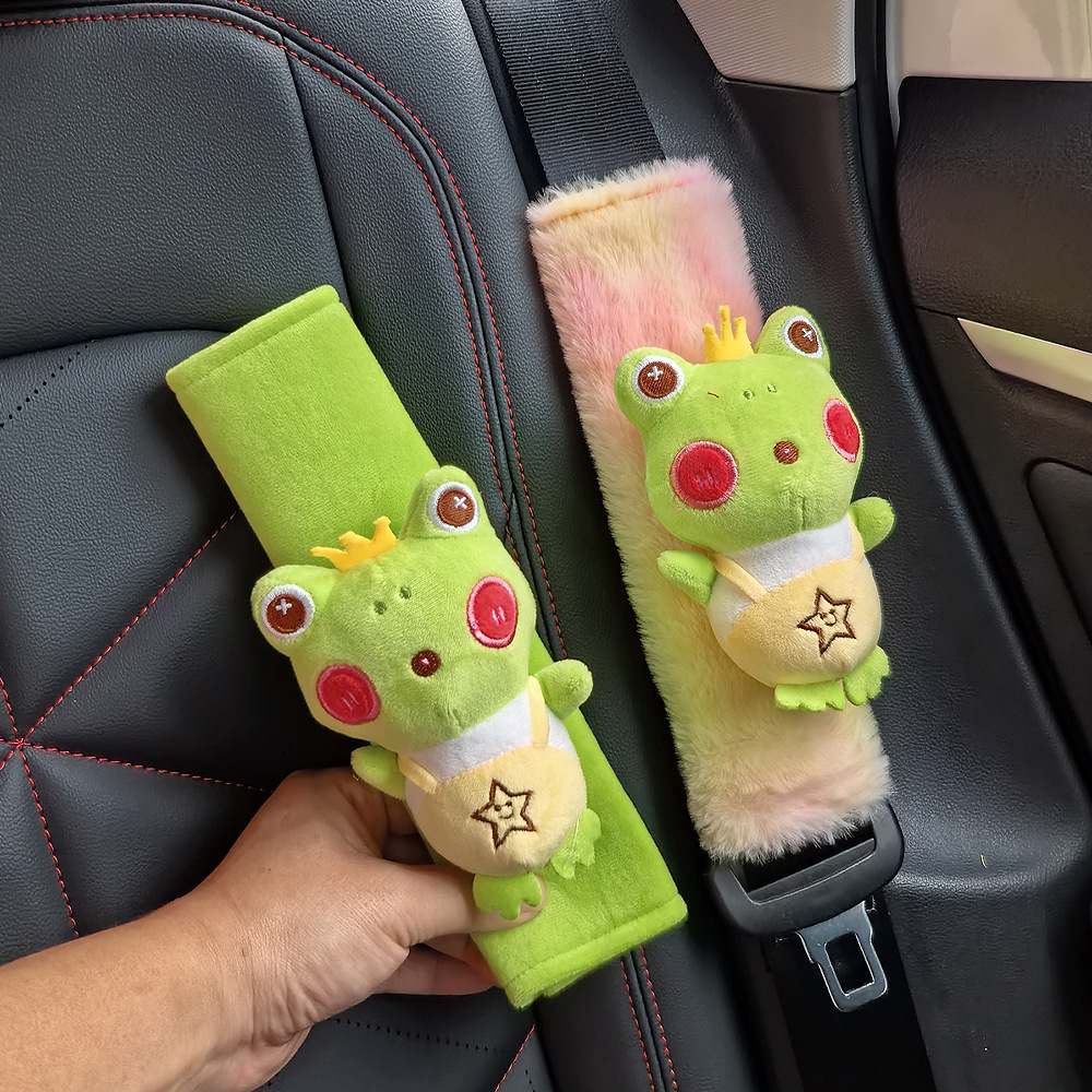 Funda Protectora Universal para Cinturón de Peluche, Anti-estrangulamiento para Automóvil image 3