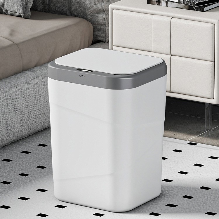 Smart Office Kitchen Household Trash Can, Narrow Gap Sensor Trash Can, Toilet Hotel Living Room Cross-Border Trash Can