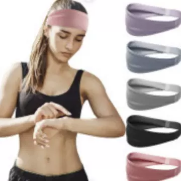 春夏运动吸汗发带男女止汗带健身护额头巾篮球健身瑜伽头箍束发带