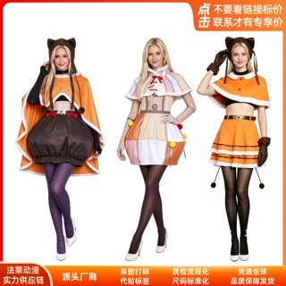 百江渚cos服魔法少女小圆披肩魔女套装二次元舞台服法莱动漫跨境