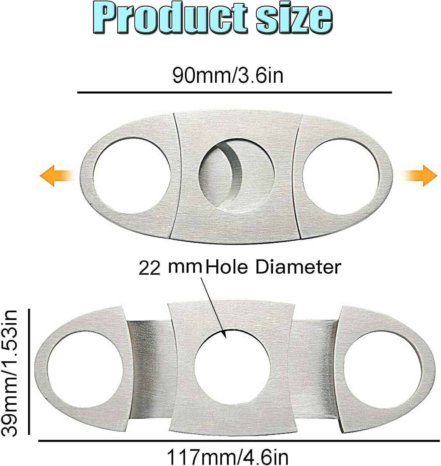 Cross-border Wholesale Scissors, Portable Double-edged Tool, Cigar Cutter_voghion.com